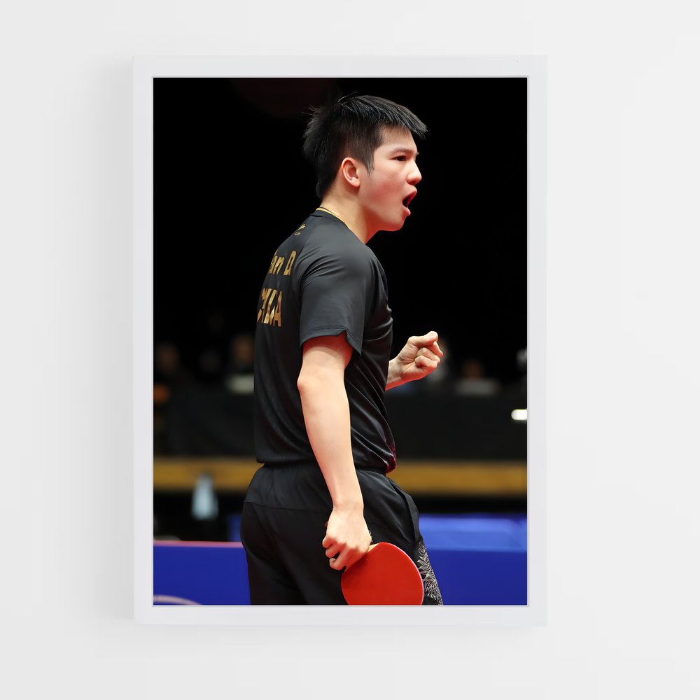 Poster Maître du Ping Pong – affiche Tennis de table (vue 3)